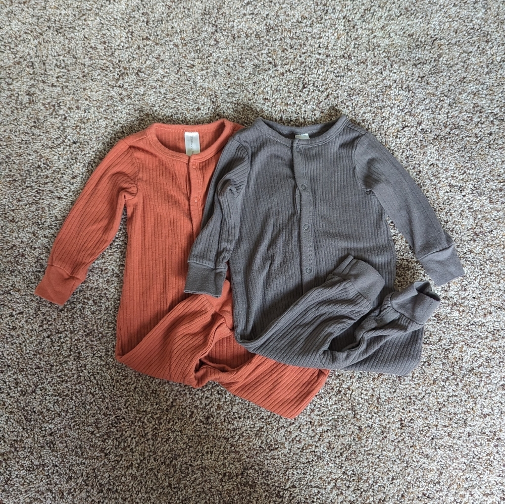 Modern Moments 3-6 Months Ribbed Onesies Bundle